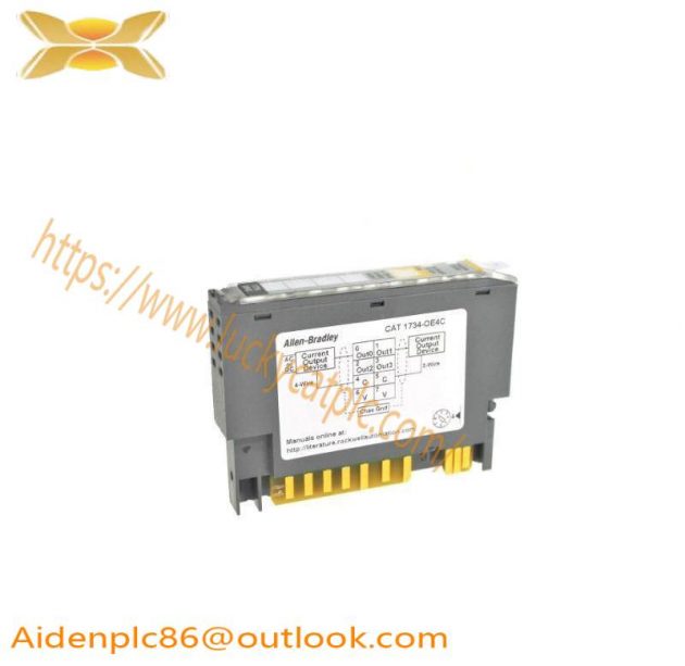 AB 1734-OE4C: 4-Channel Analog Current Output Module, Precision Control for Industrial Automation