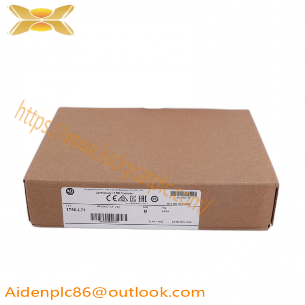 Allen Bradley 1756-L71B ControlLogix PLC Processor Controller Module