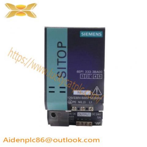 Siemens 6EP1 333-3BA00 Power Supply, Industrial Control Solutions