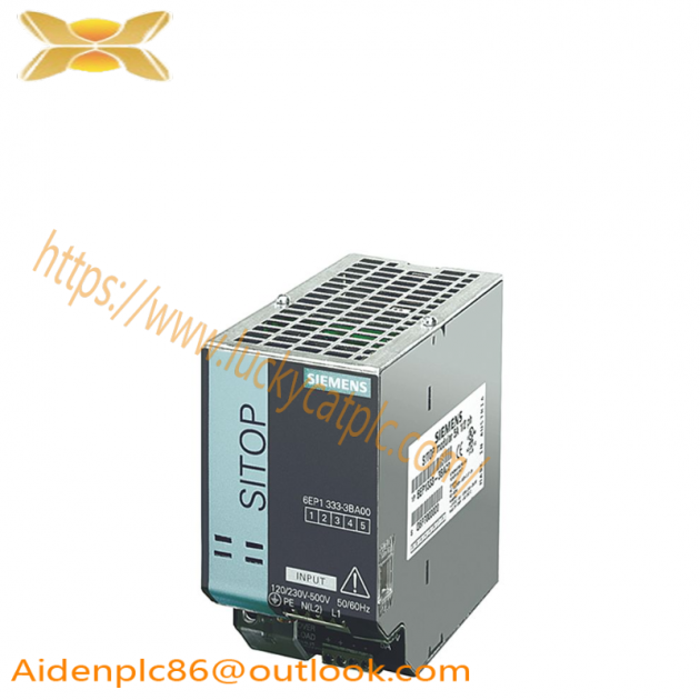 SIEMENS 6EP1 333-3BA00 Industrial Power Supply Input Module