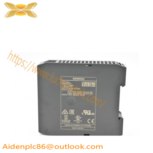 SIEMENS 6EP1 731-2BA00 SITOP POWER DC 24V/2A Regulated Power Supply for Industrial Control