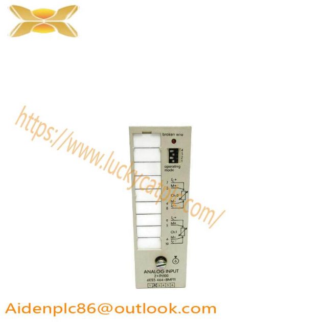 SIEMENS 6ES5464-8MF11 Analog Input Module for Industrial Control Applications