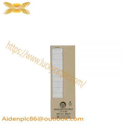 SIEMENS 6ES5470-8MA11 Analog Output Module for Industrial Control Systems