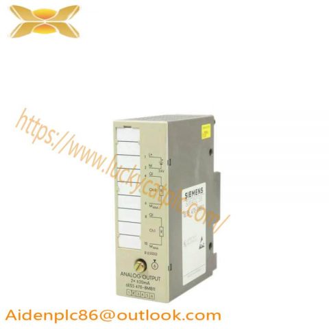 SIEMENS 6ES5470-8MB11 | Analog Output Module for Industrial Automation