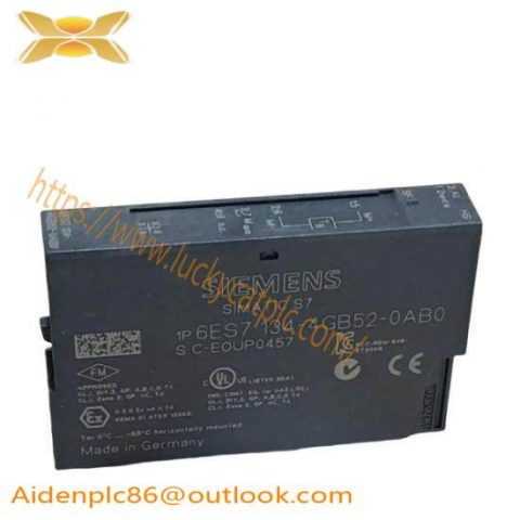 Siemens 6ES7134-4GB52-0AB0 Analog Input Module - Precision & Efficiency in Industrial Control