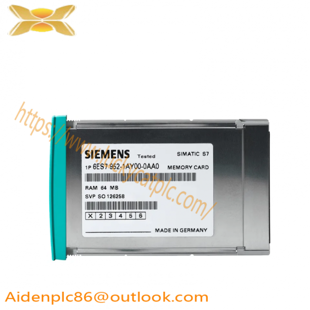 SIEMENS 6ES7952-0KF00-0AA0 - SIMATIC S7 Memory Card for Industrial Automation