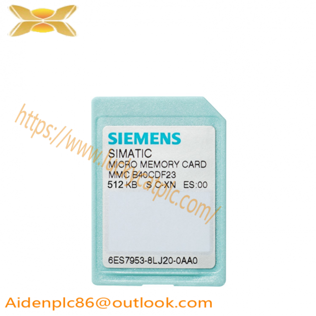 SIEMENS 6ES7953-8LF20-0AA0: Advanced Micro Memory Card for Industrial Control Solutions