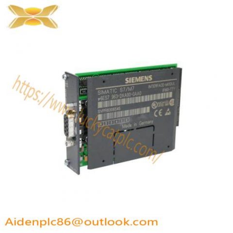 Siemens 6ES7963-2AA00-0AA0, Control System, Industrial Automation, PLC Module