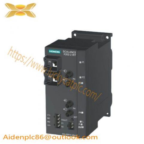 Siemens SCALANCE X202-2IRT Managed Industrial Ethernet Switch, 6GK5202-2BB00-2BA3