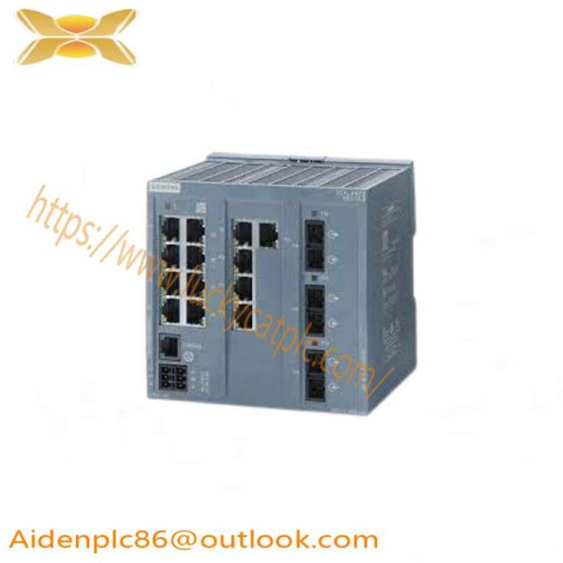SIEMENS 6GK5213-3BD00-2AB2: Network Switch with 8x 10/100 Mbit Ports for Industrial Control Systems