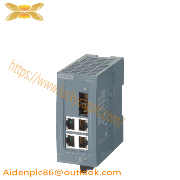 SIEMENS SCALANCE XB004-1 Industrial Ethernet Switch 6GK5 004-1BD00-1AB2, High Performance Network Solution