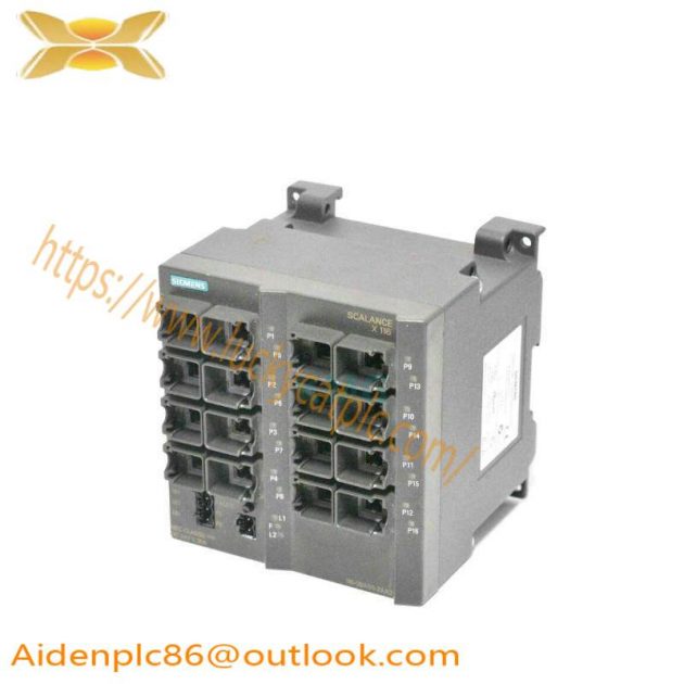 SIEMENS Scalable Industrial Ethernet Unmanaged Switch, 6GK5 116-0BA00-2AA3, Redundant Power Supply