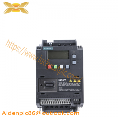 SIEMENS 6SL3 210-5BE17-5UV0 AC Motor Drive, 3AC400V, 0.75KW, Unfiltered