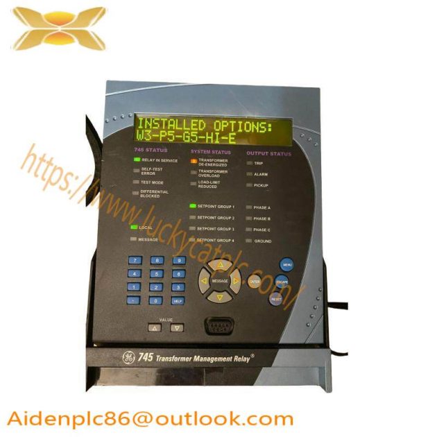 GE 745-W3-P511-G51-HI-R-E Relays: Advanced Transformer Management Solutions