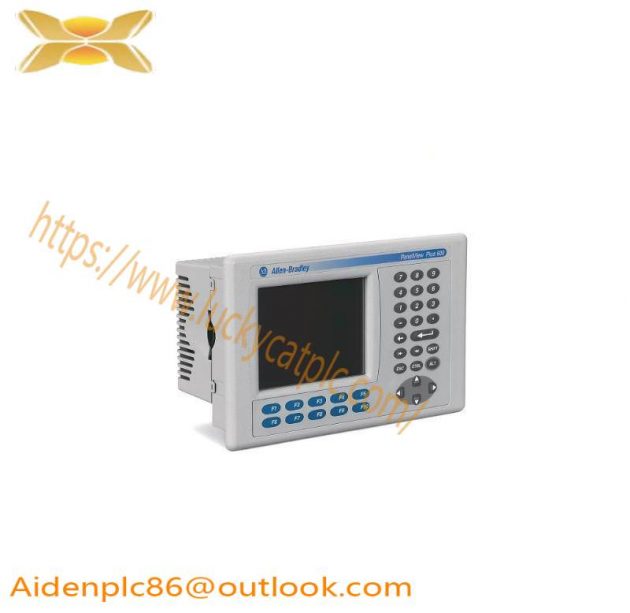 Allen-Bradley 2711P-B6C20D PanelView Plus 600 Compact Terminal, Touch, 5.7 Inch Color Display, Ethernet, RS-232 & Modular Communication Interface, DC Power Supply, 64MB RAM, 64MB FLASH