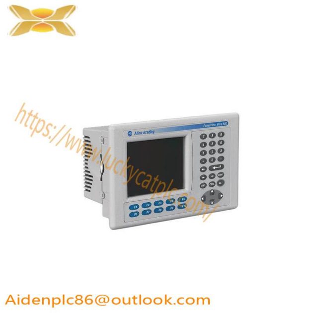 Allen-Bradley 2711P-B6C20D PanelView Plus 600 Compact Terminal, Touch, 5.7 Inch Color Display, Ethernet, RS-232 & Modular Communication Interface, DC Power Supply, 64MB RAM, 64MB FLASH