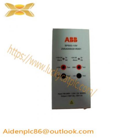 ABB 2VAA 008281R001 Power Supply Module, Advanced Industrial Automation Solutions