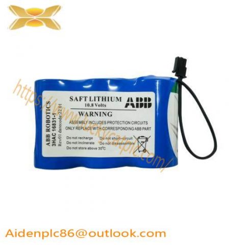 ABB 3HAC16831-1 10.8V & 3HAC13150-1 Battery Pack: High Performance Power Solution for Industrial Control Systems
