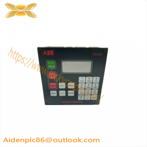 ABB CMA112 Diesel Control Display Panel, Engine Management Systems