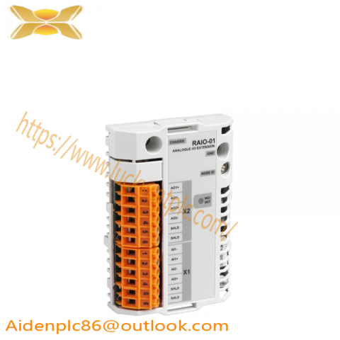 ABB RAIO-01 64606841: Analog I/O Expansion PCB for Industrial Control Systems