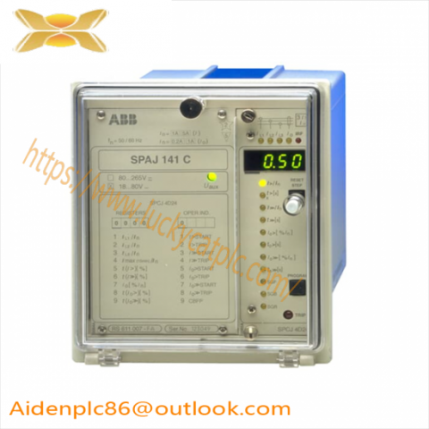 ABB SPAJ 141C RS611007-AA: High-Sensitivity Earth Fault Relay for Enhanced System Reliability
