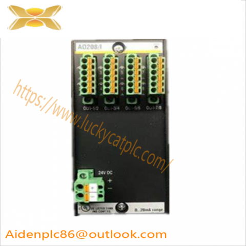 BACHMANN AO208/I - Precision Analog Output Module for Industrial Automation
