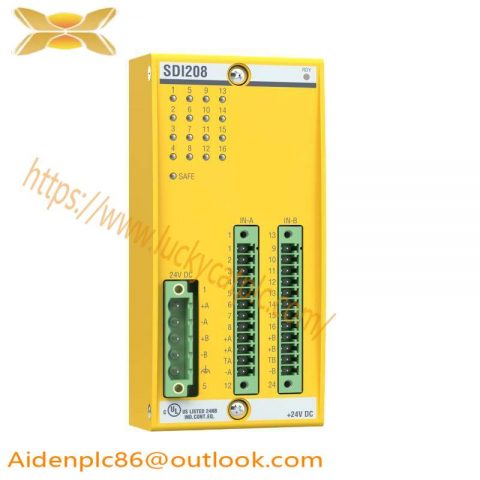 Bachmann SDI208 Safety Digital Input Module, Designed for Industrial Control Applications