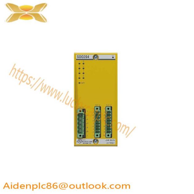 Bachmann SDO204 Safety Digital Output Module, Industrial Control, Safety System, Digital Output