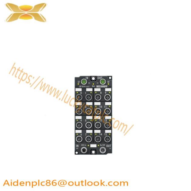 Beckhoff EP1819-0021 EtherCAT Box: 16-Channel Digital Input Module