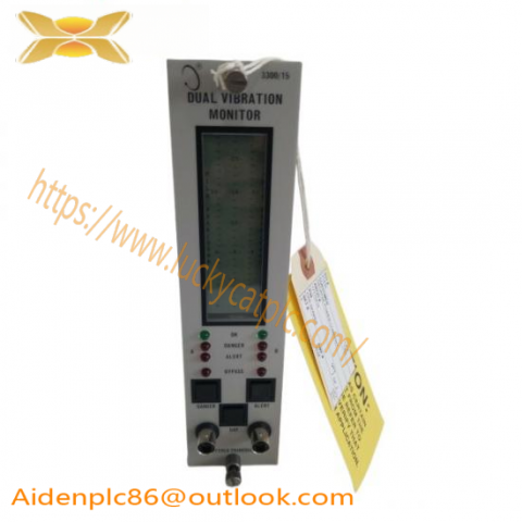 Bently Nevada 3300/15 Dual Vibration Monitor Module - Advanced Sensor Technology for Industrial Control