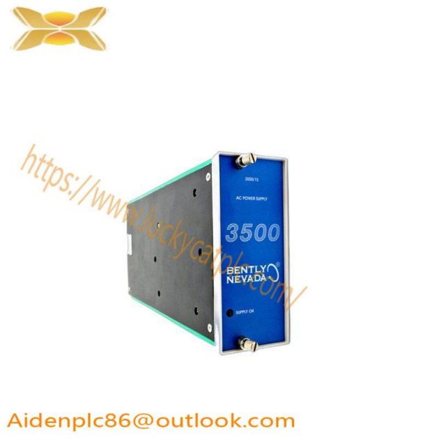 Bently Nevada 3500/15 AC Power Supply Module, 127610-01, Industrial Control