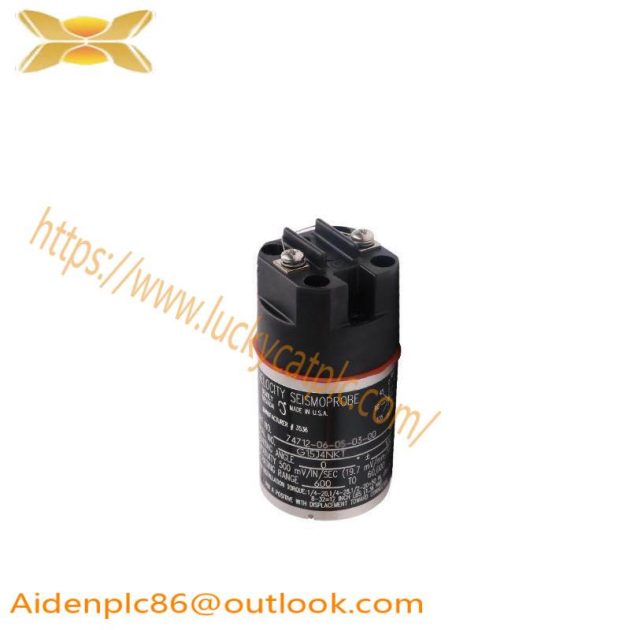 BENTLY NEVADA 74712-06-05-03-00: High Performance, High-Temperature Velocity Seismoprobe