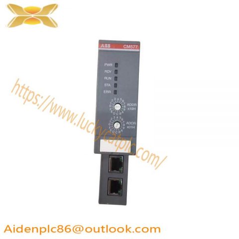 ABB CM577-ETH Communication Module: Ethernet Switch for Industrial Automation