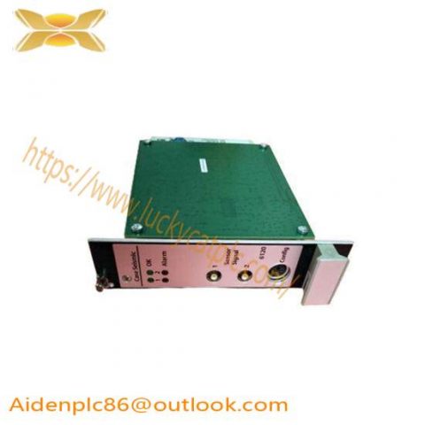 Emerson A6120 Seismic Vibration Monitor - Precision Monitoring for Industrial Control Systems