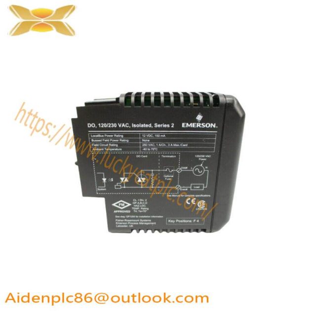 EMERSON A6370D High-Performance Industrial Control Module