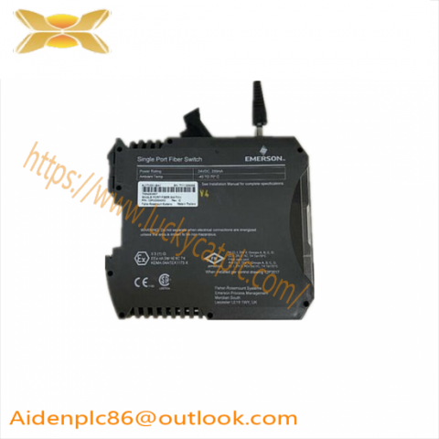 EMERSON KJ1710X1-BA1: High-Speed Fiber Switch for Industrial Control Systems