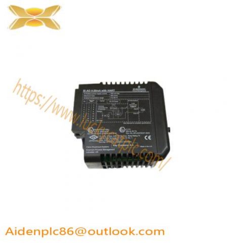 EMERSON KJ3102X1-BE1, 12P2703X052, HART 8 Channel - Industrial Control Module