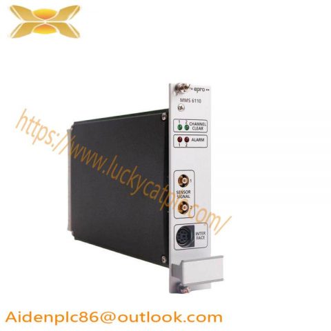 Emerson MMS6110 Power Supply, Precision Control for Industrial Automation