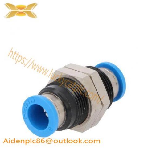 Festo QSS-8 153159 | Push-In Bulkhead Connector 8mm | Industrial Automation