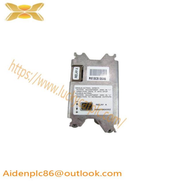 FISHER 38B5786X052 Relay Assembly for Industrial Control Systems