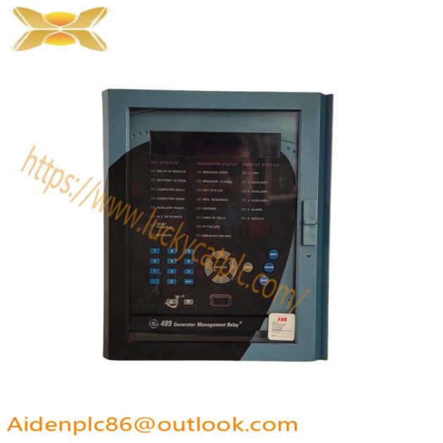 GE Multilin 489-P1-HI-A20-E-H Generator Management Relay, Industrial Control