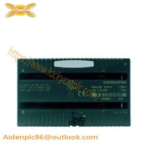 GE Fanuc IC200ALG326F Analog Output Module - High-Precision Control for Industrial Automation