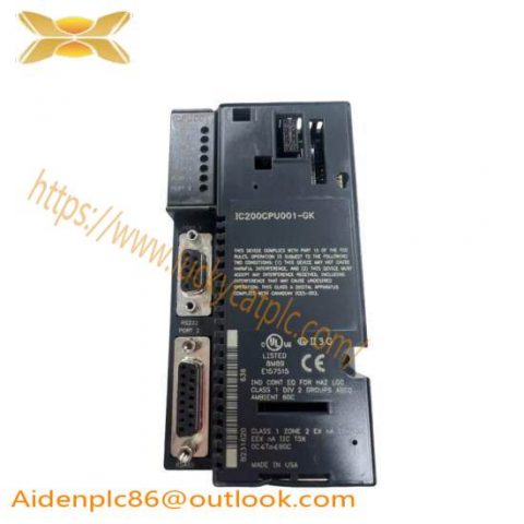GE FANUC IC200CPU001 - Advanced Control Module for Industrial Automation