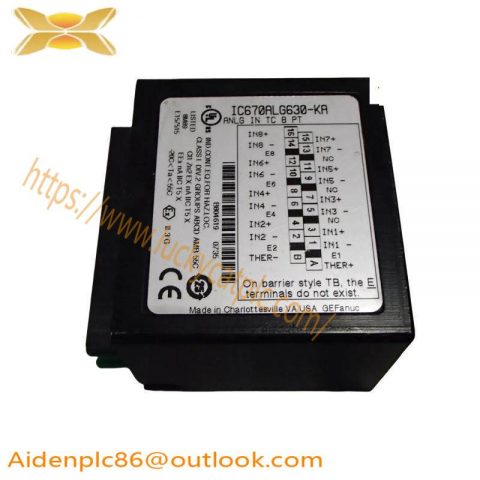GE Fanuc IC670ALG630 Analog Input Module, for Field Control Applications