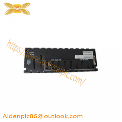 GE Fanuc IC693CHS391N - 10 Slot Base with Enhanced EMI Protection