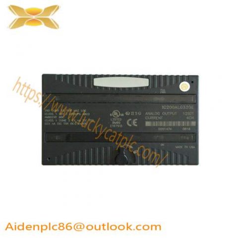 GE IC200ALG320 Analog Output Module: Advanced Control in Industrial Automation