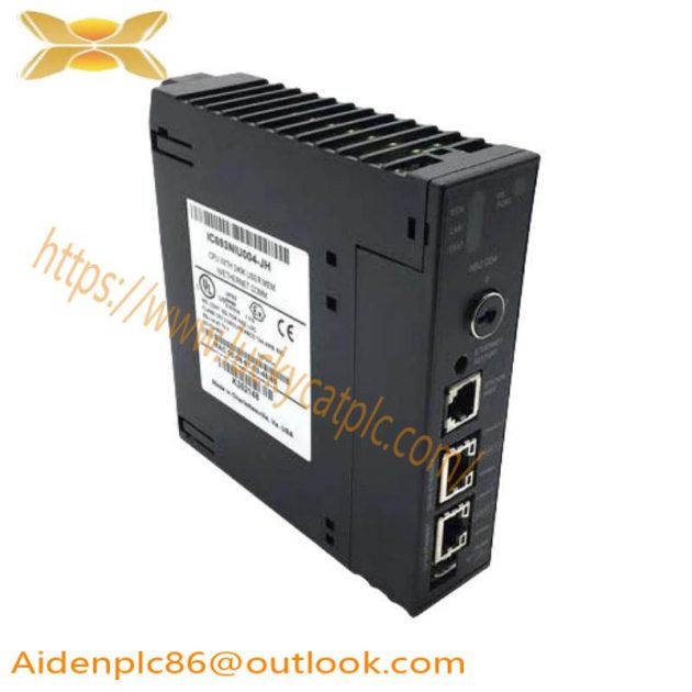 GE IC693NIU004: Ethernet Network Interface Unit, High-Speed Networking for Industrial Control Systems
