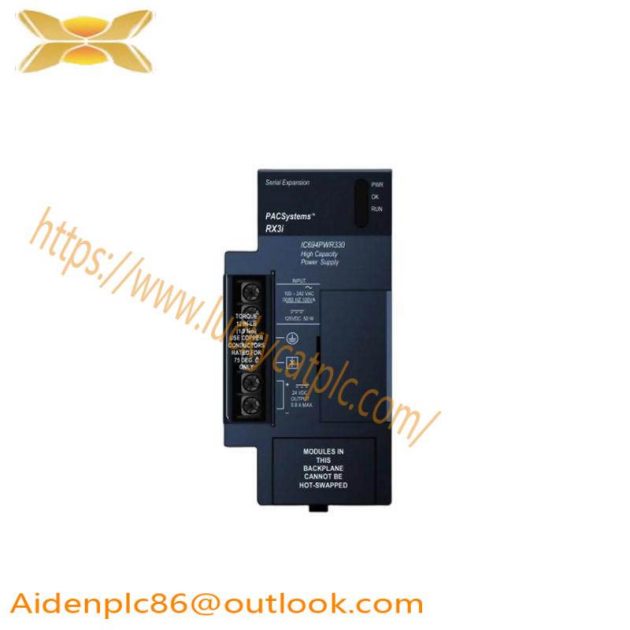 GE IC694PWR330 POWER SUPPLY: Efficient Industrial Control Module
