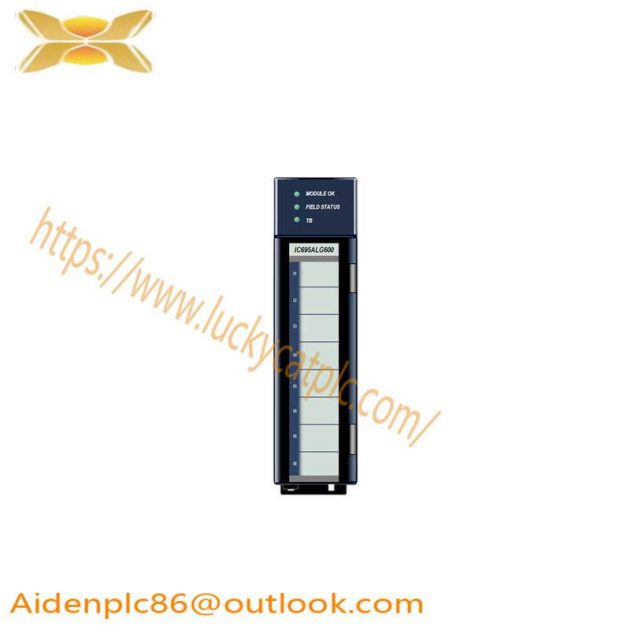 GE IC695ALG600 - Modular Analog Input Module, Efficient Data Acquisition Solution