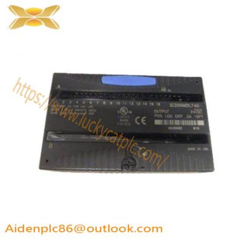GE IC200MDL740 - Advanced Process Control Module, High Precision, Industry-Leading Performance